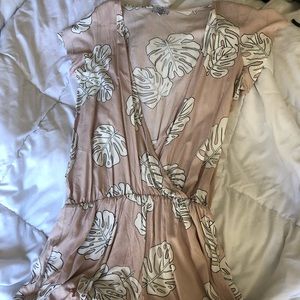 Tobi palm leaf romper